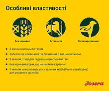 Сухий корм для собак Josera NATURE ENERGETIC для енергійних 12.5 кг, фото 6