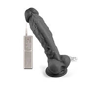 Вібратор на присоску Mr. Rude Buzzer Black 10.0, фото 3