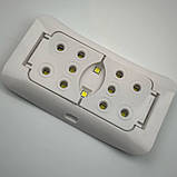 Біла професійна лампа UV/LED Sun PLUS (на USB) сенсорна для манікюру та педикюру, 48 Вт., фото 3