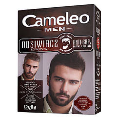 Фарба для бороди і волосся Delia Cameleo Men шатен 2×8 + 30 мл
