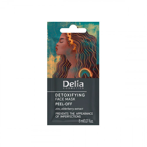 Маска-плівка для обличчя, що відлущує Delia Detox, 8 мл