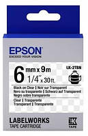 Epson LK2TBN для LW-300/400/400VP/700 Clear Blk/Clear 6mm/9m Shvidko - Порадуй Себя