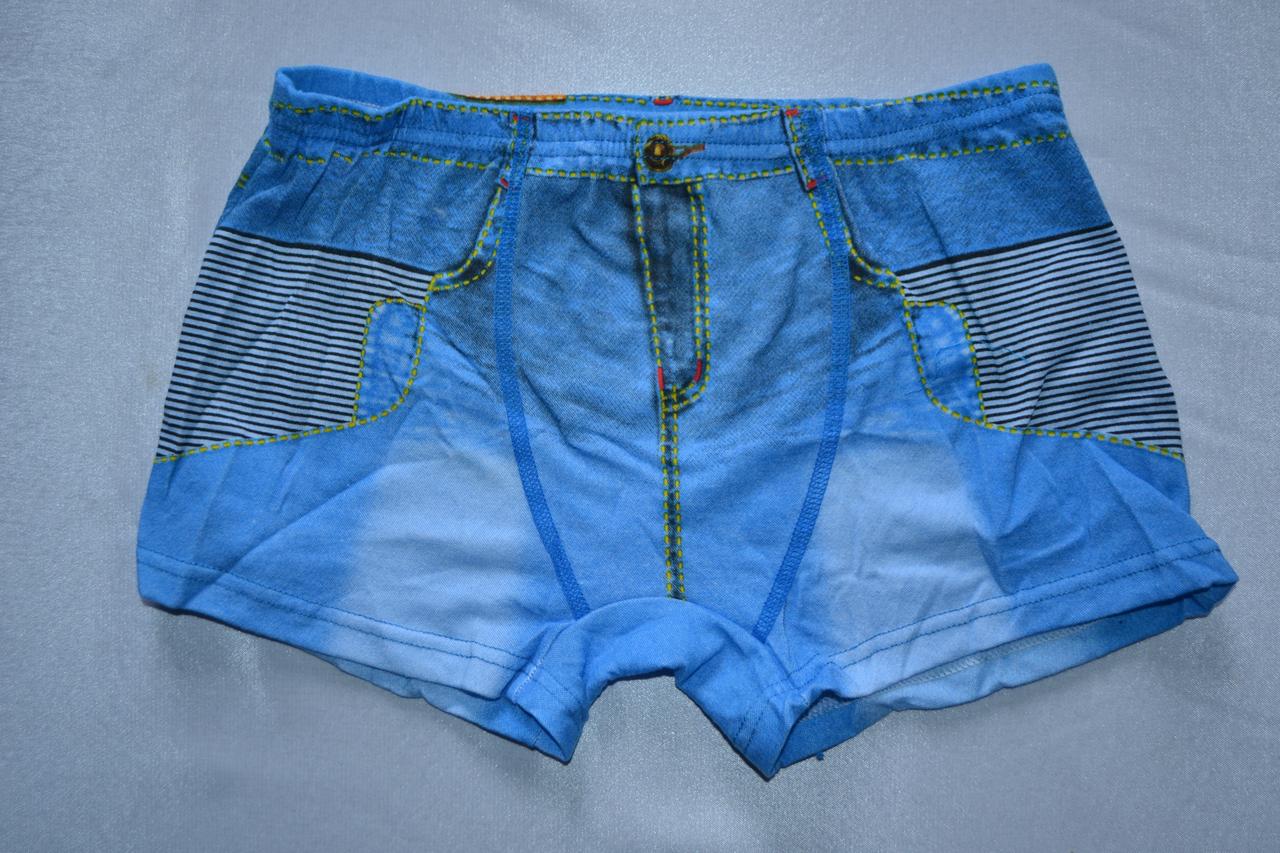 Шортики дитячі Solla джинсовий полосатий S, фото 1
