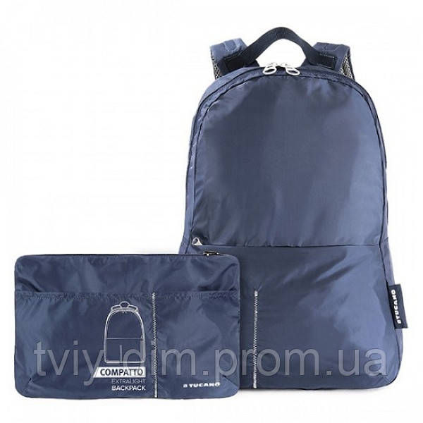 Рюкзак раскладной Tucano Compatto Eco XL, синий BPCOBK-ECO-B (код 1533470)