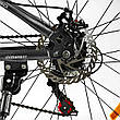 Велосипед  спортивний для підлітка зростом 135-160 см, 26 дюймів, Чорний, рама 13 дюймів, 21 швидкість, EN-26849, фото 2