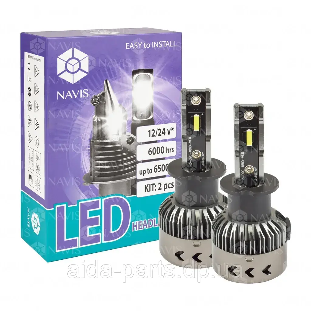 Автолампа NAVIS LED H3 19W (NL319)