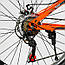 Велосипед спортивний підлітковий, колеса 26 дюймів, Помаранчевий, на зріст 135-155 см, рама 13 дюймів, 21 швидкість, GL-26128, фото 4