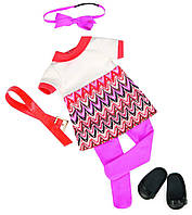 Our Generation Набор одежды для кукол - Платье с принтом Shvidko - Порадуй Себя