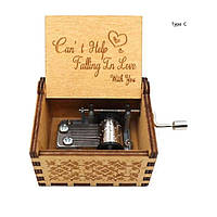 Музична скринька, шарманка, натуральне дерево, механічна. Класика!