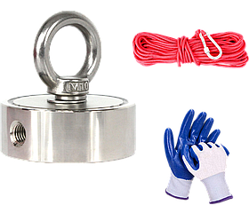 Рідкоземельний магніт 240 кг Kraft&Dele KD10416 потужний неодимовий магніт