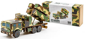Дерев'яний 3D конструктор "ЗРК NASAMS"