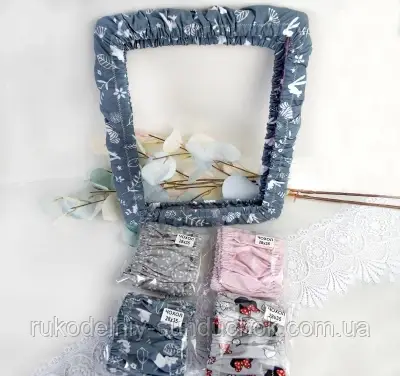 Чохол-захист на раму Calin 28x35 Мікі на сірому фоні, фото 1