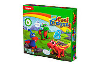 PAULINDA Масса для лепки Super Dough Cool Dragon Драконы 3 в 1 Shvidko - Порадуй Себя