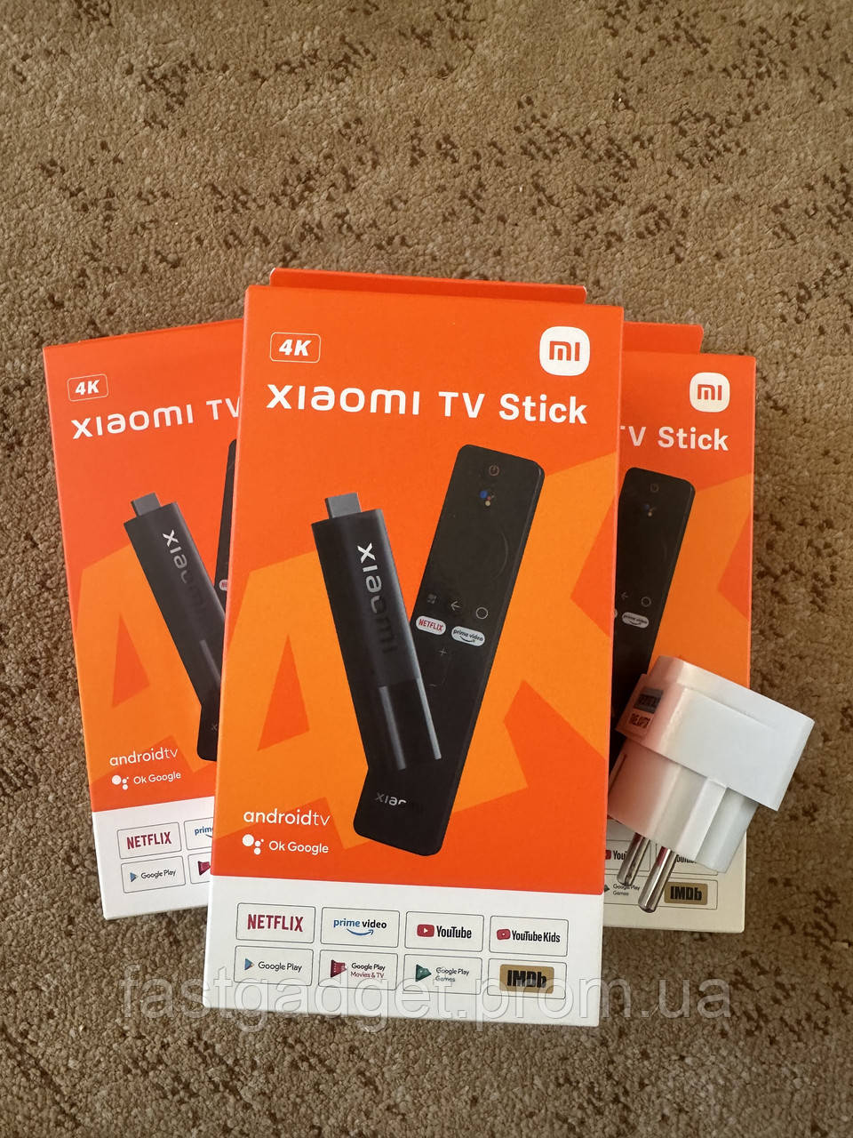 Приставка Xiaomi Mi TV Stick 4K 2/8 Android11 tv box 2022 Amlogic 4K Dolby Atmos