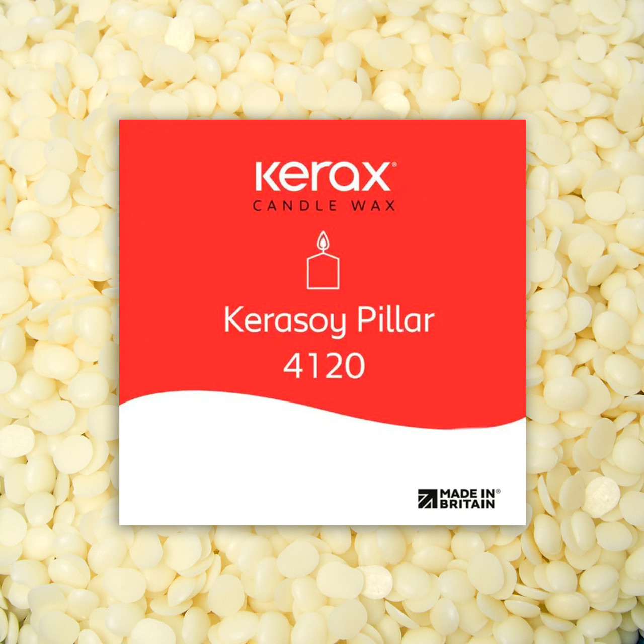 Соєвий формовий віск Kerax Kerasoy Pillar 4120 (Велика Британія), 10 кг, фото 1