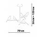 Люстра Friendlylight Bird LM-6 FL5029, фото 5