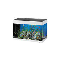 Скляний акваріум зі світлодіодною лампою на 125 літрів Ferplast Dubai 80 LED (Ферпласт Дубай 80 ЛЕД)