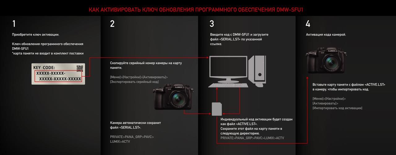 Panasonic Программный ключ для активации DMW-SFU1GU Shvidko - Порадуй Себя - фото 1 - id-p2125753060