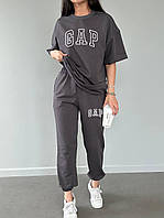 Костюм женский штаны+футболка ткань двунитка 42-44, 46-48, 50-52 (5) "ADEL" Sin826-707 zam