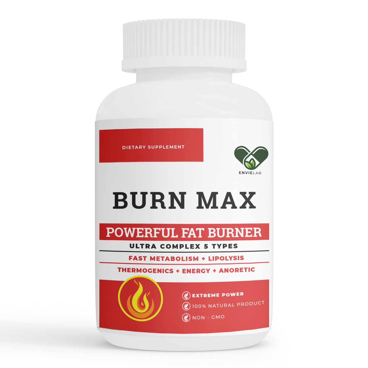 Жироспалювач натуральний для зниження ваги Burm Max envie lab