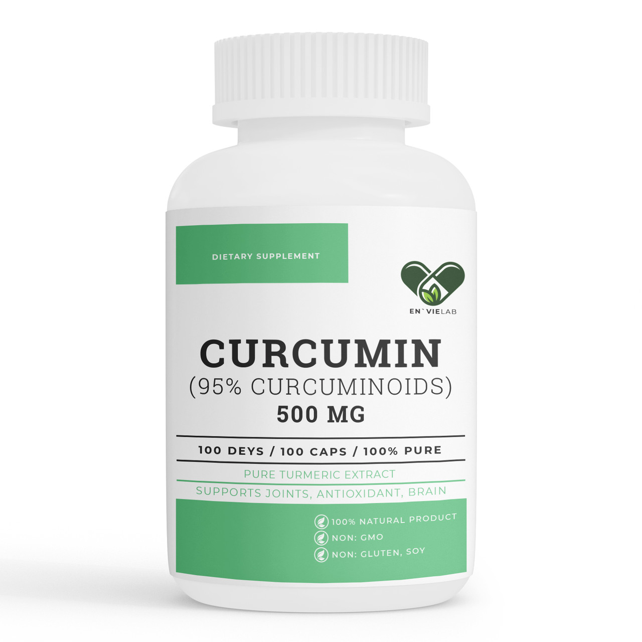 Куркумін (Curcumin) 500 мг 30 капсул Envie Lab