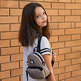 Міні рюкзак-сумка GoPack Education GO24-181XXS-1 бежевий, фото 11