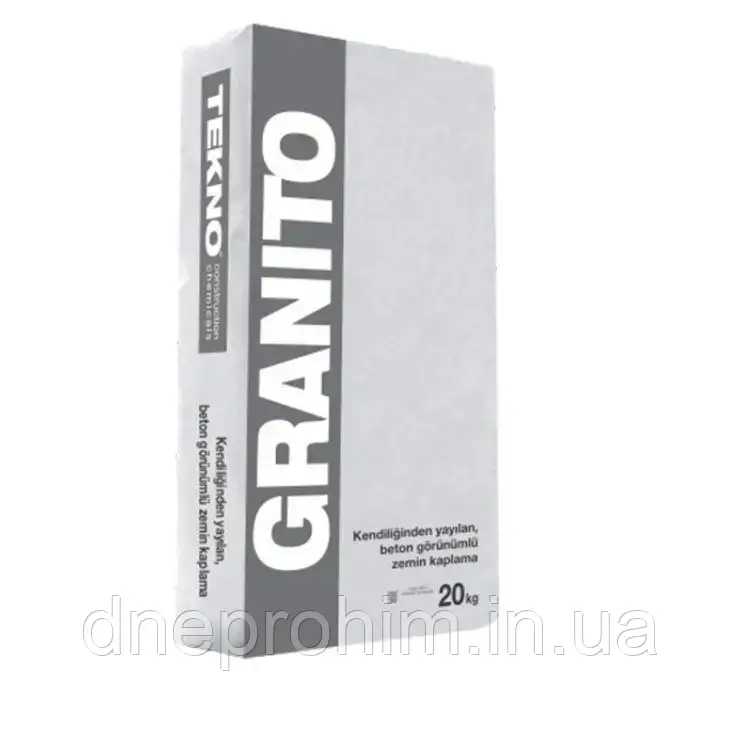 Мікроцемент, декоративна штукатурка для стін Granito Wall (світло-сірий) 20 кг