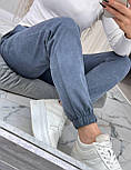 Жіночі замшеві штани джогери на резинці (р. 42-52) 91121072, фото 5