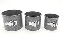 Набір форм для Пасок А-плюс. роз'ємні 3 шт  мармурове покриття CF-1119