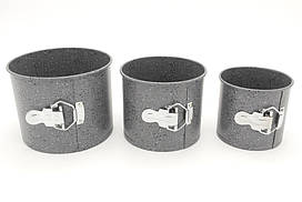 Набір форм для Пасок А-плюс. роз'ємні 3 шт  мармурове покриття CF-1119