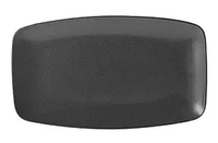 Прямоугольная тарелка Black фарфоровая Porland 310мм х 180 мм 118331/Bl