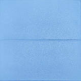 Самоклеюча 3D панель блакитні блоки 700х600х5мм (367), фото 2