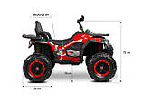 Дитячий електромобіль квадроцикл Caretero (Toyz) Gigant Red, фото 9
