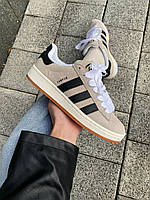 Женские кроссовки Adidas Campus Grey/Black