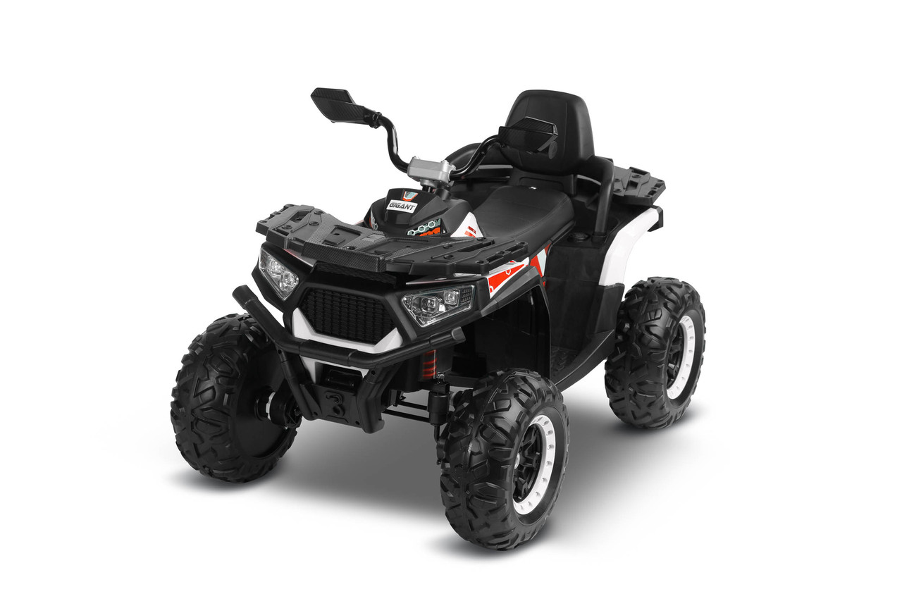 Дитячий електромобіль квадроцикл Caretero (Toyz) Gigant White, фото 1