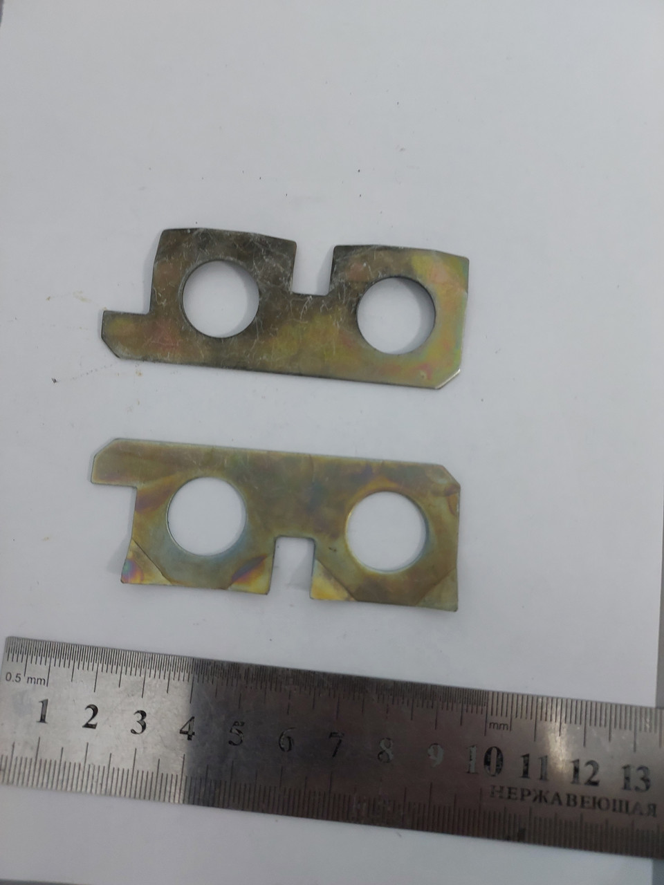 Пластина вала колінчастого права замкова маховика ЯМЗ 236-1005128-А, фото 1