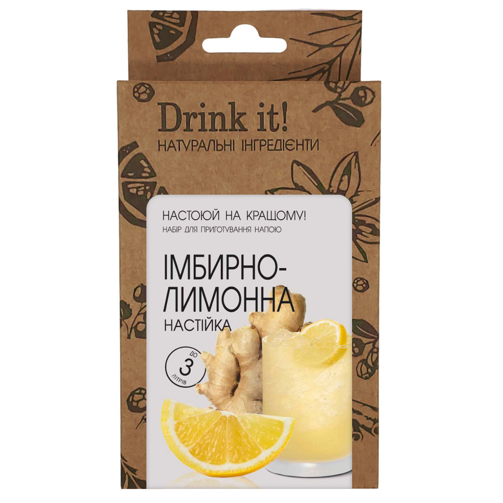 Набір для настоювання Drink it Імбирно-лимонна