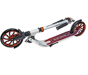 Двоколісний складаний самокат "Scale Sports SS-17 2092784442" (білий), фото 3