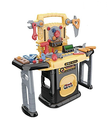 Дитячий набір інструментів “Work Bench 661-510"звуки,підсвічування, електричний шуруповерт,102 елементи.