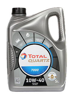 Моторне масло Total Quartz 7000 10W-40 5л доставка укрпоштою 0 грн