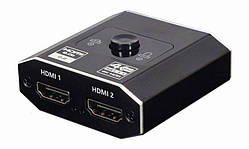 Перемикач HDMI сигналу Cablexpert DSW-HDMI-21, на 2 порти HDMI v. 2.0
