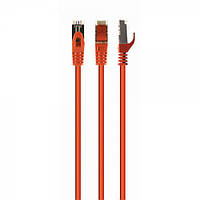 Патч корд Cablexpert PP6A-LSZHCU-O-0.25M, S/FTP, литой, 50u" штекер с фиксатором, 0.25м, оранжевый.
