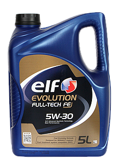 Моторне масло Elf Evolution Full-Tech FE 5W-30 5л доставка укрпоштою 0 грн