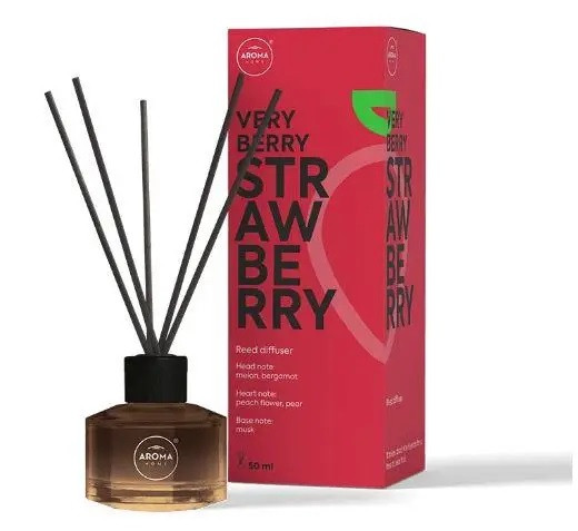 Ароматичні палички Aroma Home STICKS MODERN FRUITS 50ml - STRAWBERRY (6шт.), фото 1