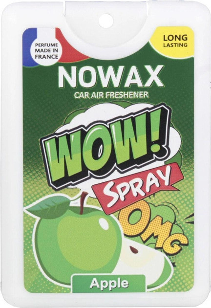 Ароматизатор повітря з розпилювачем Nowax серія WOW Spray 18 ml - Apple (24шт/уп)