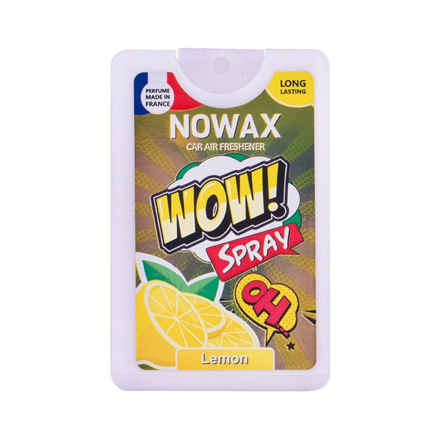 Ароматизатор повітря з розпилювачем Nowax серія WOW Spray 18 ml - Lemon (24шт/уп)
