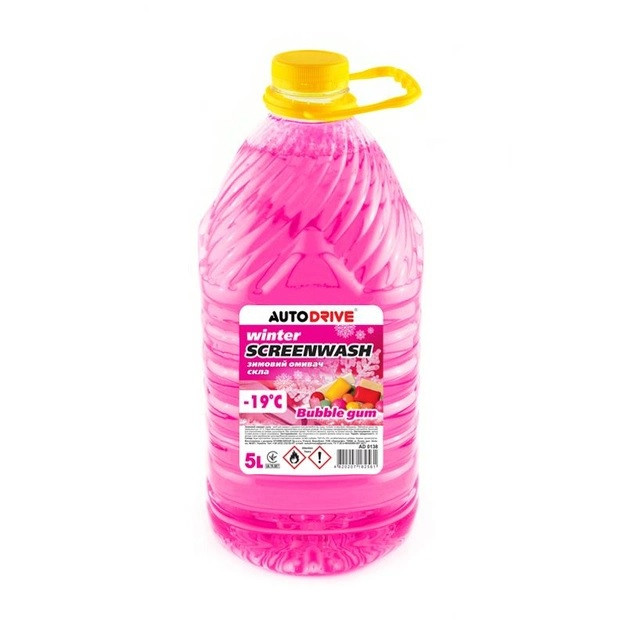 Омивач зимовий WINTER SCREEN WASH BUBBLE GUM -19 °С, ПЕТ 5 л