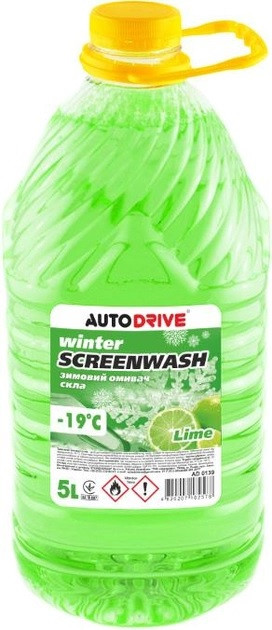 Омивач зимовий WINTER SCREEN WASH LIME -19 °С, ПЕТ 5 л