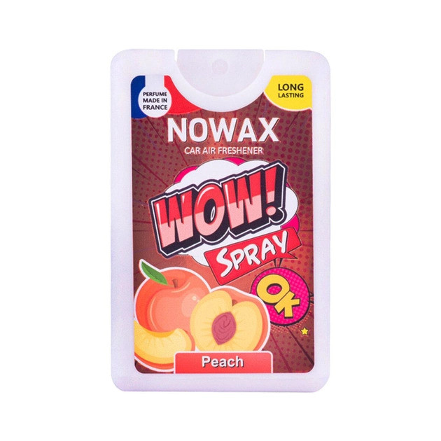 Ароматизатор повітря з розпилювачем Nowax серія WOW Spray 18 ml - Peach