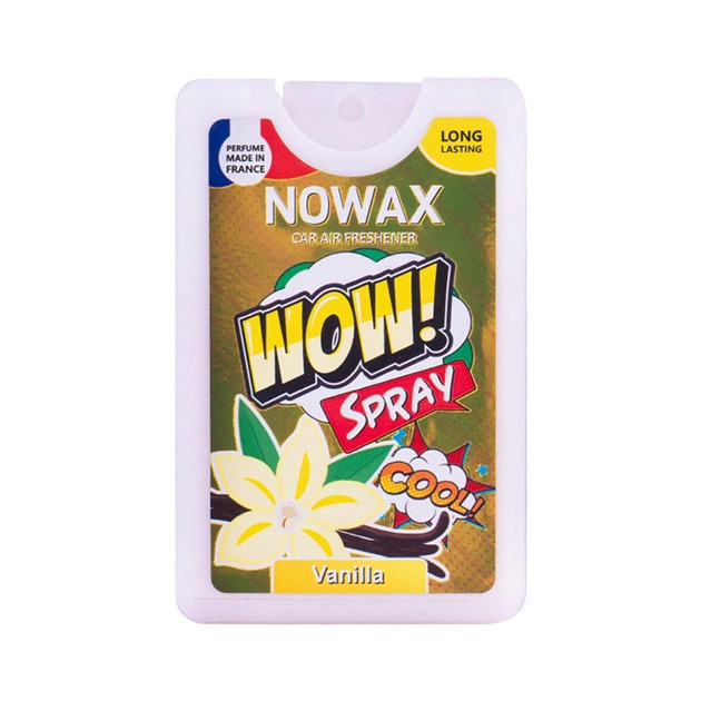 Ароматизатор повітря з розпилювачем Nowax серія WOW Spray 18 ml - Vanilla